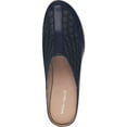 thumbnail image 4 of EASY SPIRIT Womens Navy Perforated Clog Removable Insole Arch Support Cushioned Dusk Round Toe Slip On Leather Heeled Mules Shoes 11 M, 4 of 4