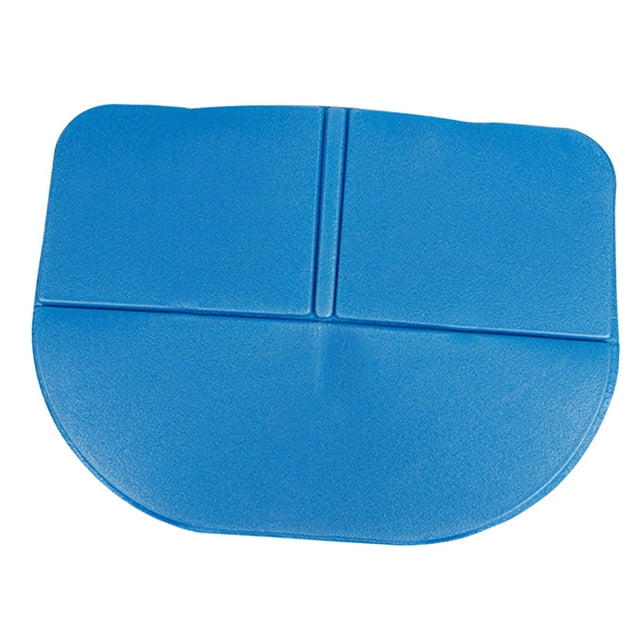 Coussin de Siège de Camping en Mousse Ultraléger Portable Réutilisable Coussin de Stade Pliable pour Randonnée Pêche Jardin Bleu