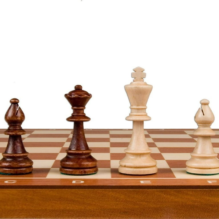  Wegiel Handmade European Ambassador Chess Set - Wooden