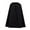 Black, variant on Women Winter Cape Hooded Loose Mid Length Thick Warm Solid Color Casual Sleeveless Keep Warm Wide Open Outdoor Cloak Shawl