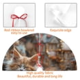 thumbnail image 4 of Picia Serene Kitten Kingdom Print Christmas Tree Skirt , Christmas Tree Skirt Ornaments for Merry Christmas Holiday Party Decorations Indoor Outdoor-48", 4 of 7