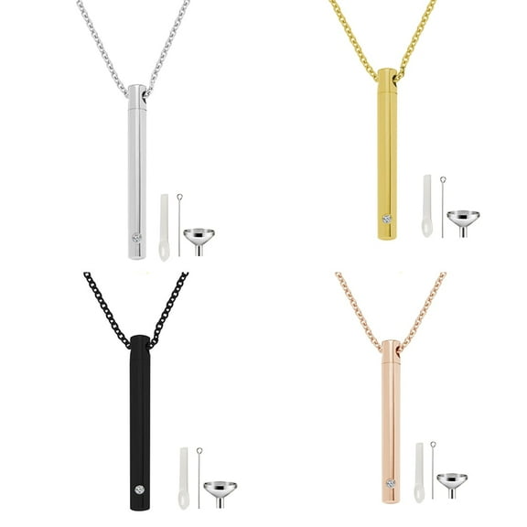 Cheers.US Cremation Ashes Urn Pendant Keepsake Necklace Memorial Jewellery Jewelry Holder