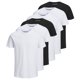 thumbnail image 1 of Jack & Jones Camiseta de Hombre, paquete de 6 - JJEORGANIC BASIC TEE O-NECK, manga corta, algodón orgánico Blanco/Negro XL (X-Large), 1 of 3
