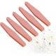 thumbnail image 4 of 10 piezas de lima de uñas, esponja, placa de pulido de doble cara, pulidor de uñas, herramienta profesional para pulir y mejorar las uñas, naranja JM, 4 of 5