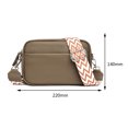 thumbnail image 3 of Bolso de viaje de cuero genuino de mano informal para mujer portátil elegante para ir de compras, 3 of 8