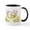White/Black Inside, variant on CafePress - Easter Bunny, Duckling And Flowers Mugs - 11 oz Ceramic Mug - Novelty Coffee Tea Cup