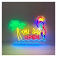 thumbnail image 3 of Bar Abierto Letrero De Neón Loro Palmera, Bar Letrero De Neón Decoración De Bar Personalizada, Letrero De Bar De Playa, 3 of 5