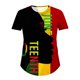 thumbnail image 5 of Eres Más Que una Camisa de Puntuación de Prueba Mujeres de Moda Impresión Casual Manga Corta Suelta Camiseta de Tamaño Más, Blusa de Túnica de Cuello Redondo, 5 of 6