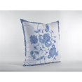 thumbnail image 2 of Coussin en Daim Double Face, avec Fermeture Éclair, Bleu Clair, 2 of 5