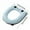 Blue, variant on VWRXBZ Toilet Seat Cover, 16.5x15 Inch Seat Cover Toilet Cushion Seat Cover Soft Toilet Seat Washable Comfortable Cover for a Lid Toilet for Bathroom Travel Toilet Winter Accessory