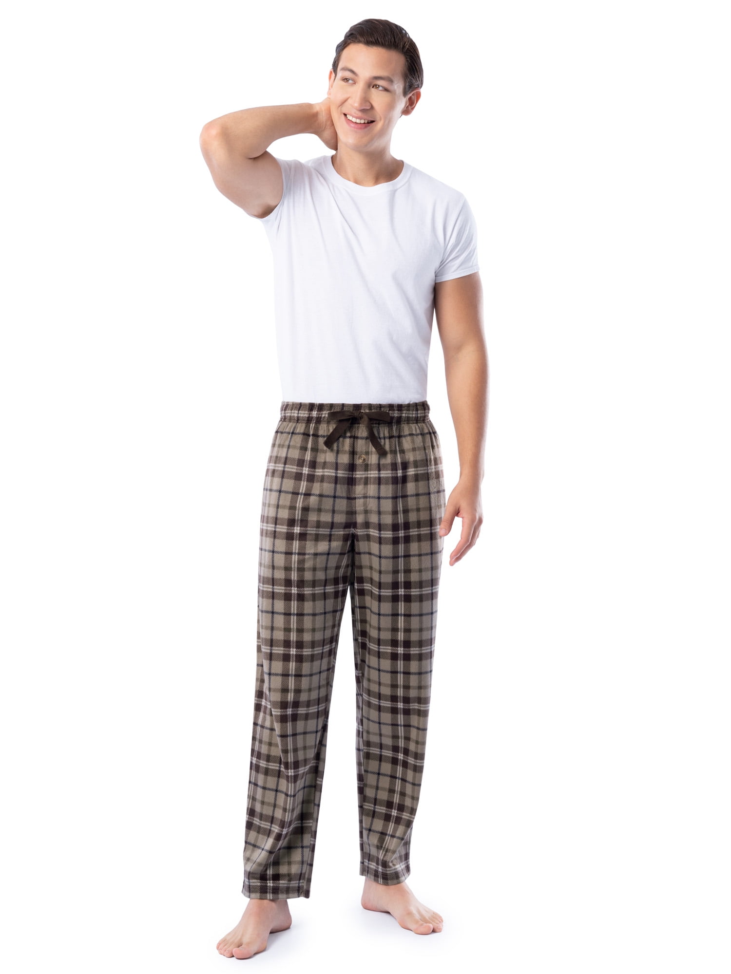 Fruit of the Loom Men's and Big Men's Fleece Sleep Pant, Sizes S - 6XL