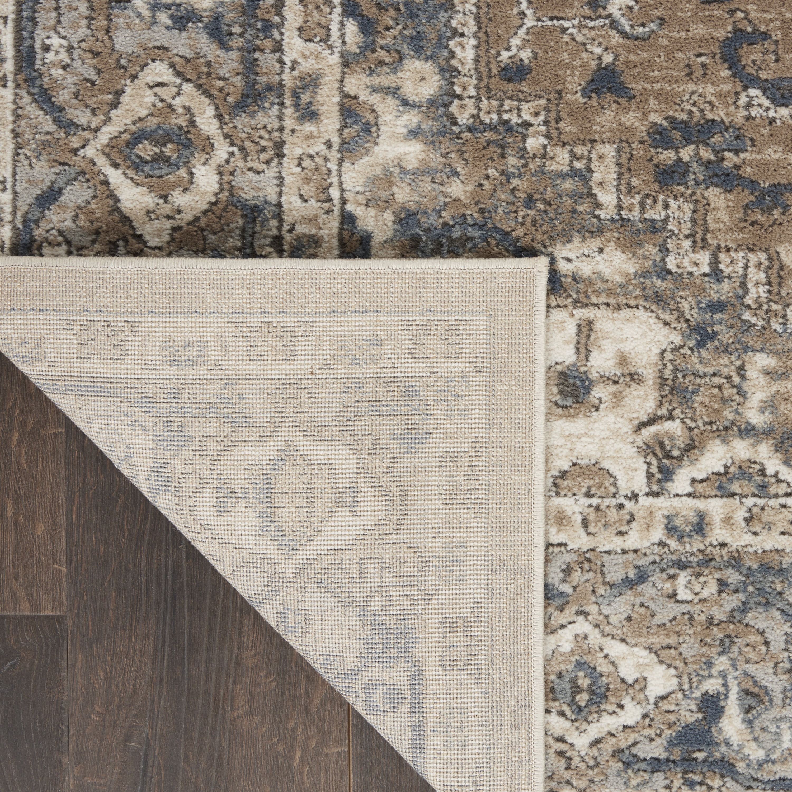 Nourison Concerto French country Beige/Grey 7'10" x 9'10" Area Rug, (8x10)