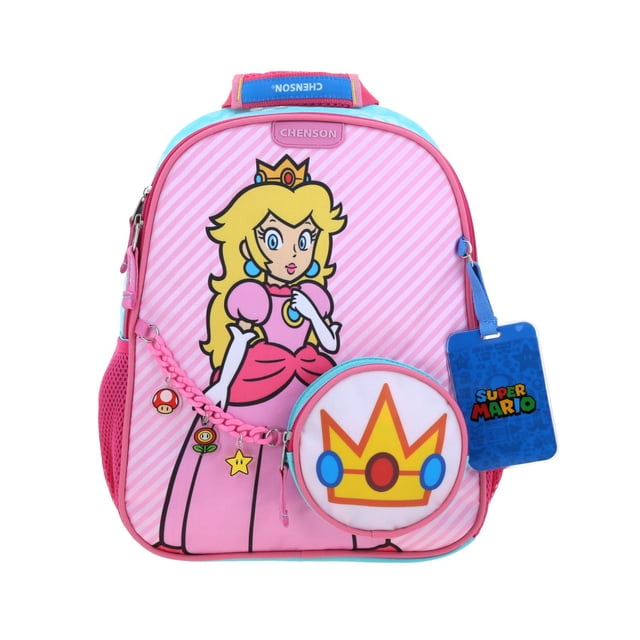 Mochila Chica Preescolar Kinder Chenson Super Mario Bros Peach TUCH MB71149-T