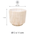 thumbnail image 3 of Maceta de Terracota Color Madera Claro, 3 of 3