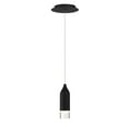 thumbnail image 3 of WAC Lighting Action 8" 1-Light LED 3000K Contemporary Aluminum Pendant in Black, 3 of 5