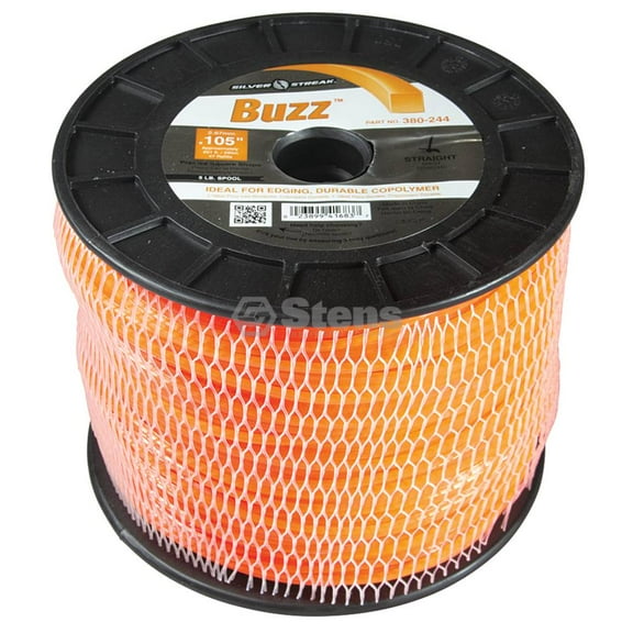 Silver Streak Buzz Trimmer Line Replaces, .105 5 lb. Spool, 380-244