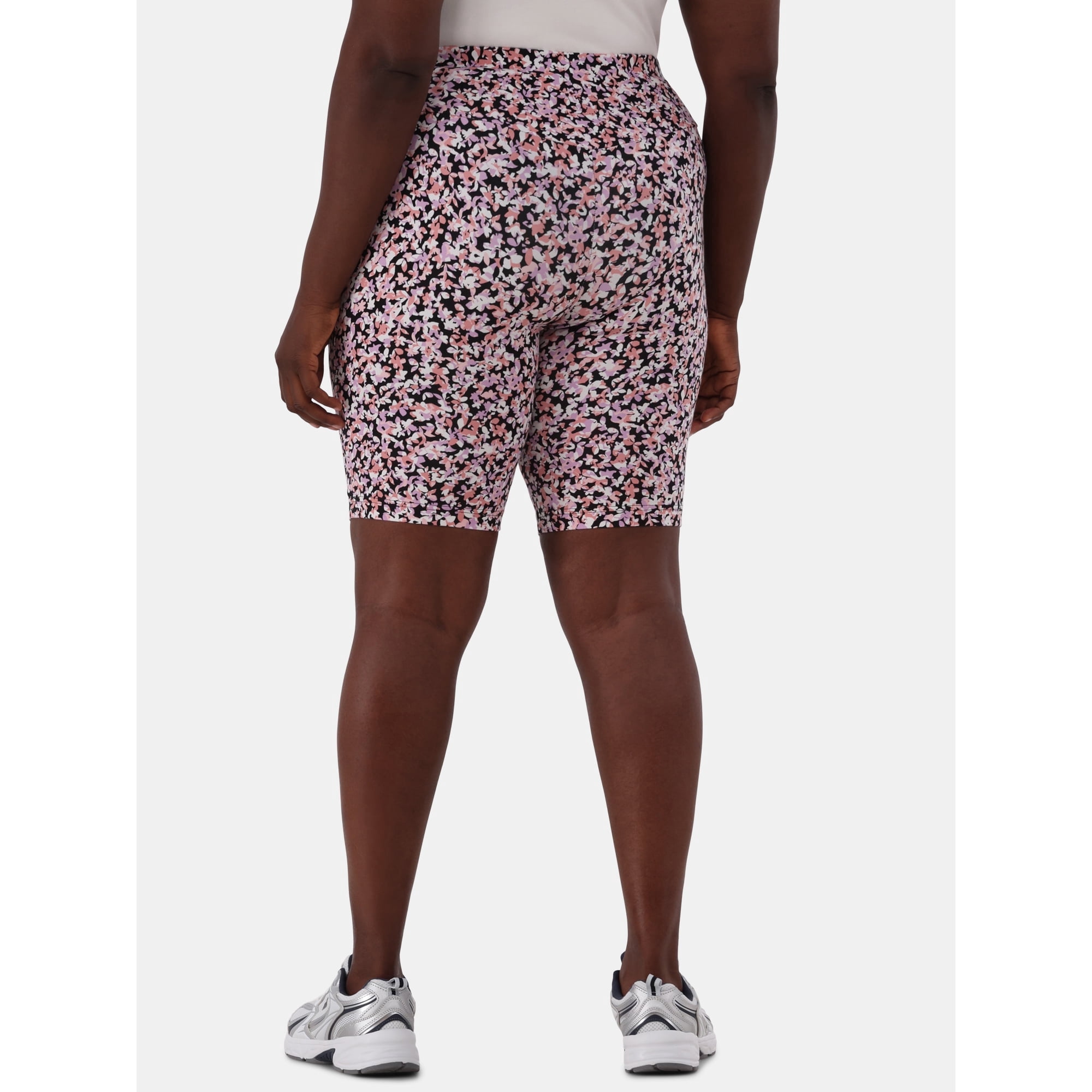 Terra & Sky Women’s Plus Biker Shorts, 9" Inseam, Sizes 0X-4X
