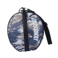 thumbnail image 3 of Bolsa de baloncesto redonda para voleibol con bolsillo lateral de malla, bolsa de fútbol, bolsa de hombro individual para hacer ejercicio y voleibol Gris, 3 of 8