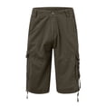 thumbnail image 6 of HCNTES Cargo Drawstring Summer Beach Shorts Men Shorts Cargo Loose Fit Shorts(Grey,30), 6 of 6