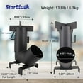 thumbnail image 3 of Camping Rocket Stove by StarBlue with FREE Carrying Bag - A Portable Wood Burning Camping Stove with Large Fuel Chamber Best for Outdoor Cooking, Camping, Picnic, BBQ, Hunting, Fishing, 3 of 7