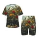 thumbnail image 1 of Balery Floral Rhino With Birds Conjunto de Pijama Infantil de Manga Corta con Estampado – Ropa de Dormir de Algodón Suave-Large, 1 of 4