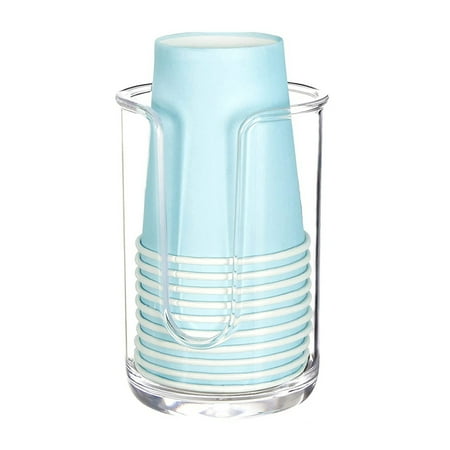 

Reduced!! Paper Cup Dispenser Transparent Tube Desktop Home Office Container Anti Dust