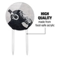 thumbnail image 6 of Acrylic Headphone Chimp Monkey Wall Cake Topper Party Decoration for Wedding Anniversary Birthday Graduation, 6 of 7