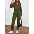 thumbnail image 2 of Mono Enterizo PRETTYGARDEN Verde Militar Talla Grande, 2 of 8