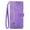 Purple, variant on Dteck Case for iPhone 13 Pro Max,Magnetic Leather 7 Card Slots Zipper Wallet Case Shockproof Rubber Kickstand Cover with Wrist Strap, Blue