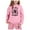 Pink, variant on MuXiKeJi Clothes Girl Sets Size 5 Cartoon Print Long Sleeve Warm Pullover Hoodie Sweatshirt and Jogger Sweatpants Clothing Fall Kids 2pcs Outfits