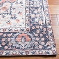 thumbnail image 3 of SAFAVIEH Saffron Ethelinda Floral Bordered Area Rug, Navy/Ivory, 8' x 10', 3 of 7