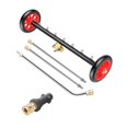thumbnail image 2 of Terraxo Nettoyeur Haute Pression pour Châssis avec Acier Résistant à l'Usure, action de Nettoyage Puissante, Tiges d'Extension Incluses, Roues à Connexion Rapide Adaptées pour l'Entretien du Véhicule, Style de surface Extérieure, 2 of 8