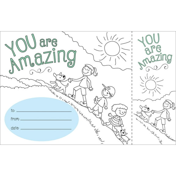 Barker Creek Color Me! You Are Amazing Awards & Bookmarks Set (BC431)