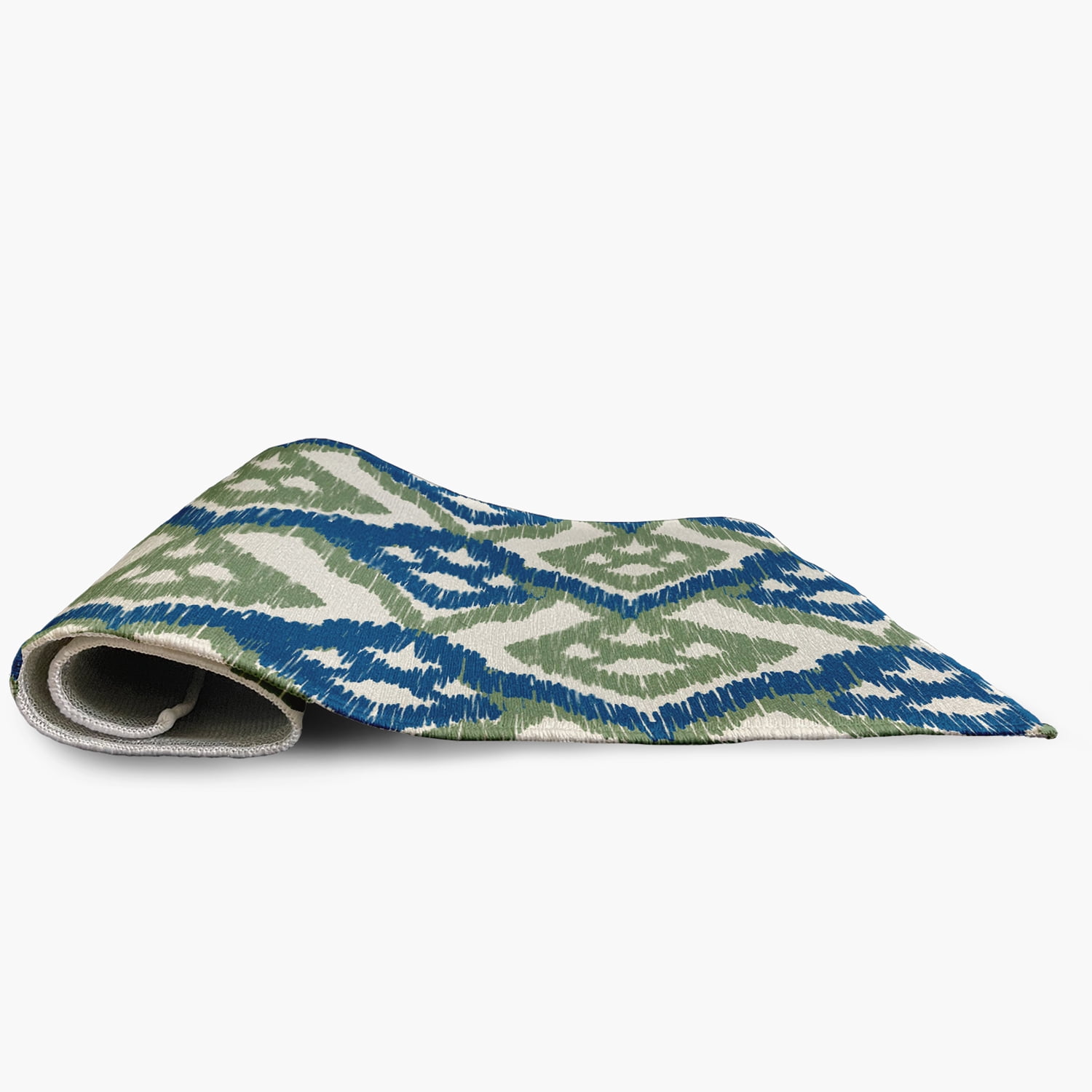Simply Daisy 4' x 6' Dark Cobalt Blue Hipster Spring Chenille Indoor/Outdoor Rug