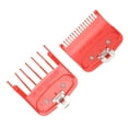 thumbnail image 2 of 2 Pcs Peigne de Limite de Tondeuse à Cheveux Outil de Remplacement pour WAHL Rouge, 2 of 11