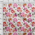 thumbnail image 3 of oneOone Velvet Pink Fabric Floral Sewing Craft Projects Fabric Prints By Yard 58 Inch Wide-WS, 3 of 4