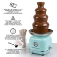 thumbnail image 2 of Fondue de chocolate, fuente Nostalgia, 4 niveles, 950 ml, aguamarina, 2 of 5
