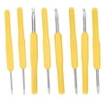 thumbnail image 3 of Crochet Hooks Tools Needle Handle Bagging Knitting Sweater Needle Soft Handle Crochet Imitation Multiple Colors 8Pcs Crochet Hooks, 3 of 7