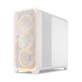 thumbnail image 4 of Fractal Design Meshify 3 XL Ambience Pro RGB E-ATX Full Tower PC Case -  White Chassis with Clear TG Side Panel, 4 of 9