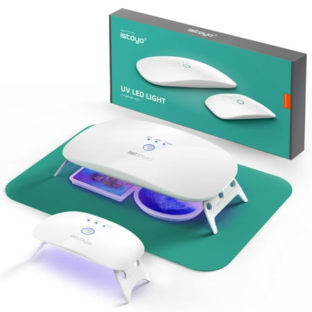 iSTOYO UV Light for Resin Curing Dual Wavelength Portable Lamp, 2 Pack