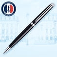 thumbnail image 2 of Waterman Hemisphere Ballpoint Pen | Gloss Black with Chrome Trim | Medium Point | Blue Ink | Gift Box, 2 of 7