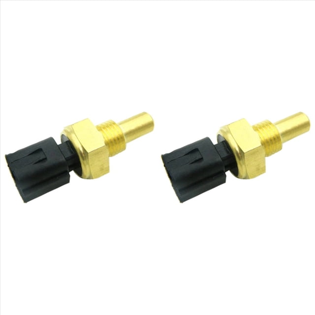 2X, 1615423417 Coolant Water Temperature Sensor Assy for Actyon 06-10,Kyron 06-14,Rexton 06-, Korando C 2011-,2 * Coolant Temperature Sensor,gold&black