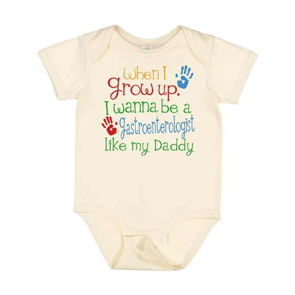 Inktastic Gastroenterologist Like Daddy Boys or Girls Baby Bodysuit