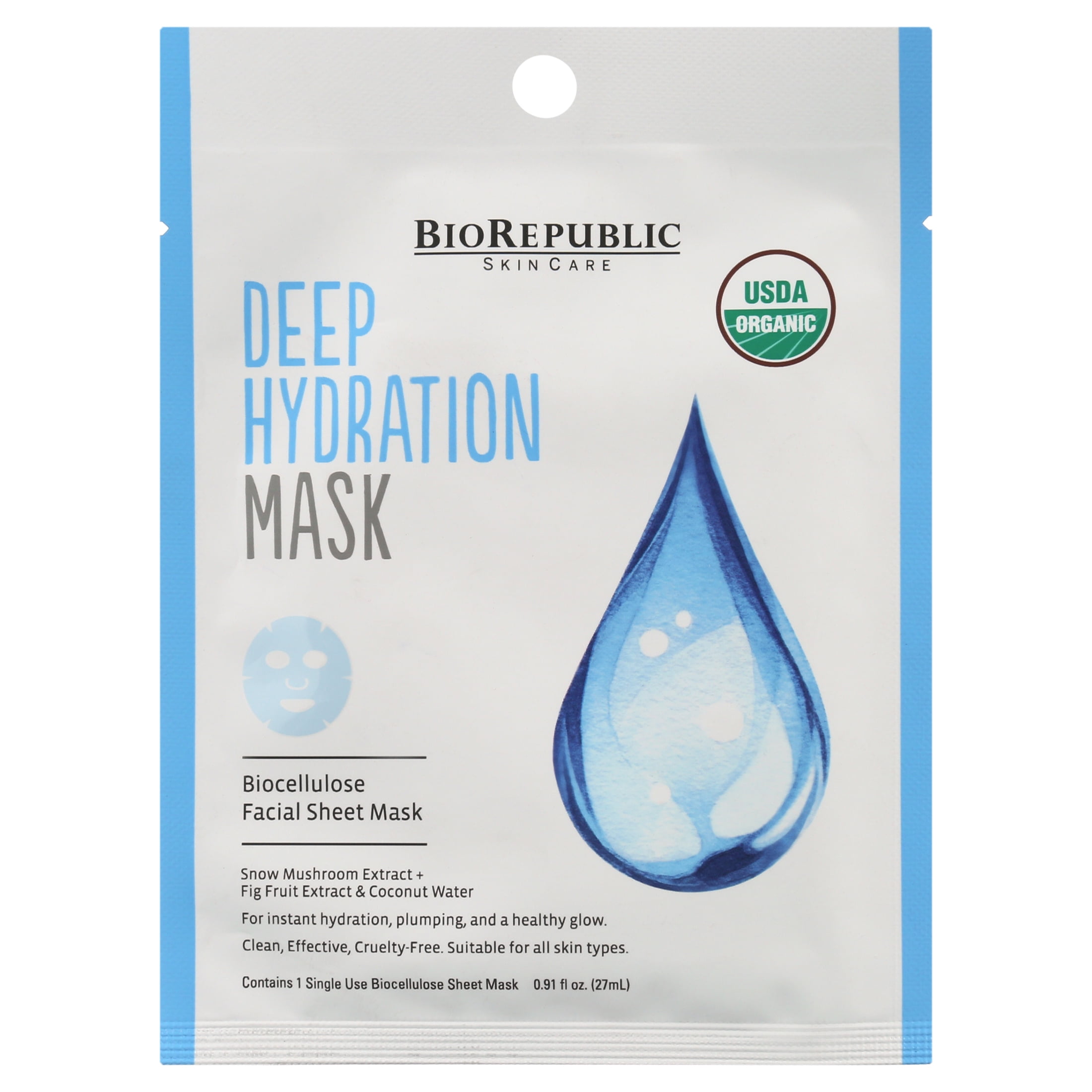 BioRepublic SkinCare - Organic Hydrating Mask 1ct