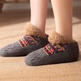thumbnail image 4 of Fewfanhot Women's Christmas Socks & Carpet Socks Thick Slippers - Cozy Knit Designs with Non Slip for Family gathering and Gift Exchanges, 4 of 5