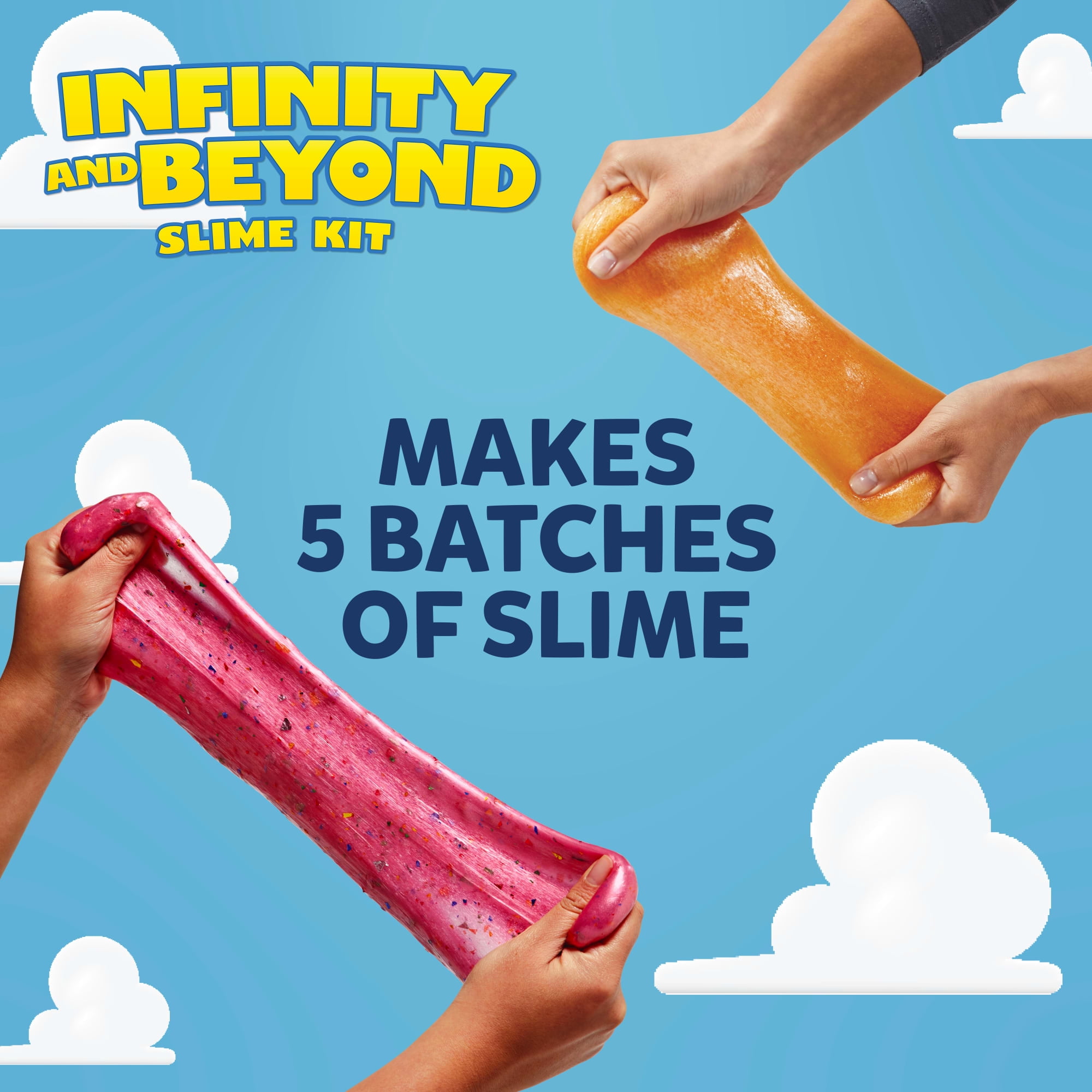 Elmer's Infinity and Beyond Slime Kit featuring Toy Story Characters, Slime Supplies, 10 Piece