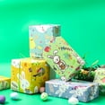 thumbnail image 4 of AUR Happy Easter Wrapping Paper Sheet, Easter Bunny, Egg, Blooming Spring Flowers & Lamb Design for Kids, Boys, Girls, 27.5 x 19.6 inches Per Sheet, 4 of 16