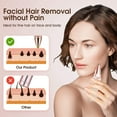thumbnail image 4 of Eyebrow Trimmer for Women, Rechargeable Facial Hair Removal, 2 in 1 Eyebrow Trimmer, Electric Eyebrow Razor Shaper, Eyebrow Lips Cheeks Chin Fingers Hair Remover, 4 of 9