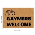 thumbnail image 3 of Clearance Colorful Gay Letter Doormats Funny Door Mats Outdoor Welcome Doormats Entrance Rug Farmhouse Decor Home Kitchen Floor Summer Door Mats Washable Low-Profile Inside Entry Doormats for Entryway, 3 of 4