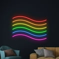 thumbnail image 3 of Handmadetneonsign Pride Flag Neon Sign, LGBT Pride Wall Art Decor, Happy Pride LGBT Wall Decor, 3 of 4